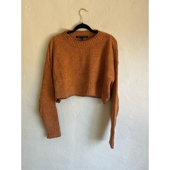 Anthropologie English Factory  Woman Cropped Knit Metallic Sweater , Siz… - Picture 4 of 10